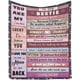 thumbnail image 1 of LHSHID Custom Blanket to My Bestie from friend If I had a different best friend I would punch her in The face and go find You Hug Blanket Bed Throws for Bestie, 1 of 4