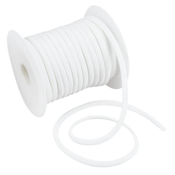 1Pc Polyester Cords White 5mm about 21.87 Yards(20m)/pc
