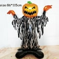thumbnail image 3 of Globos gigantes de calabaza, fantasma, Araña, murciélago, Calavera, globo ocular, negro, naranja, casa de Spook, cumpleaños de niños, decoración de fiesta de Halloween, 3 of 4