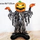 thumbnail image 3 of Globos gigantes de calabaza, fantasma, Araña, murciélago, Calavera, globo ocular, negro, naranja, casa de Spook, cumpleaños de niños, decoración de fiesta de Halloween, 3 of 4