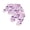 Purple, variant on RUINIXCW Baby Girl 2Pcs Halloween Outfits Long Sleeve Bow Ghost Print Sweatshirt Pants Set Toddler Clothes