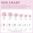 thumbnail image 2 of 9 Colors French Gel Toe Nail Tips Pre-applied Base Coat & Tip Primer Pre-made French Toe Nails Soft Gel Tips 12 Sizes Fake Nails False Toenail Tips for Nail Art DIY, 2 of 7