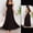 Black, variant on FRSASU Women's Summer Maxi Tube Dress,Sheer Mesh Mermaid Nightgown Elegant Long Spaghetti Strap Pajama White