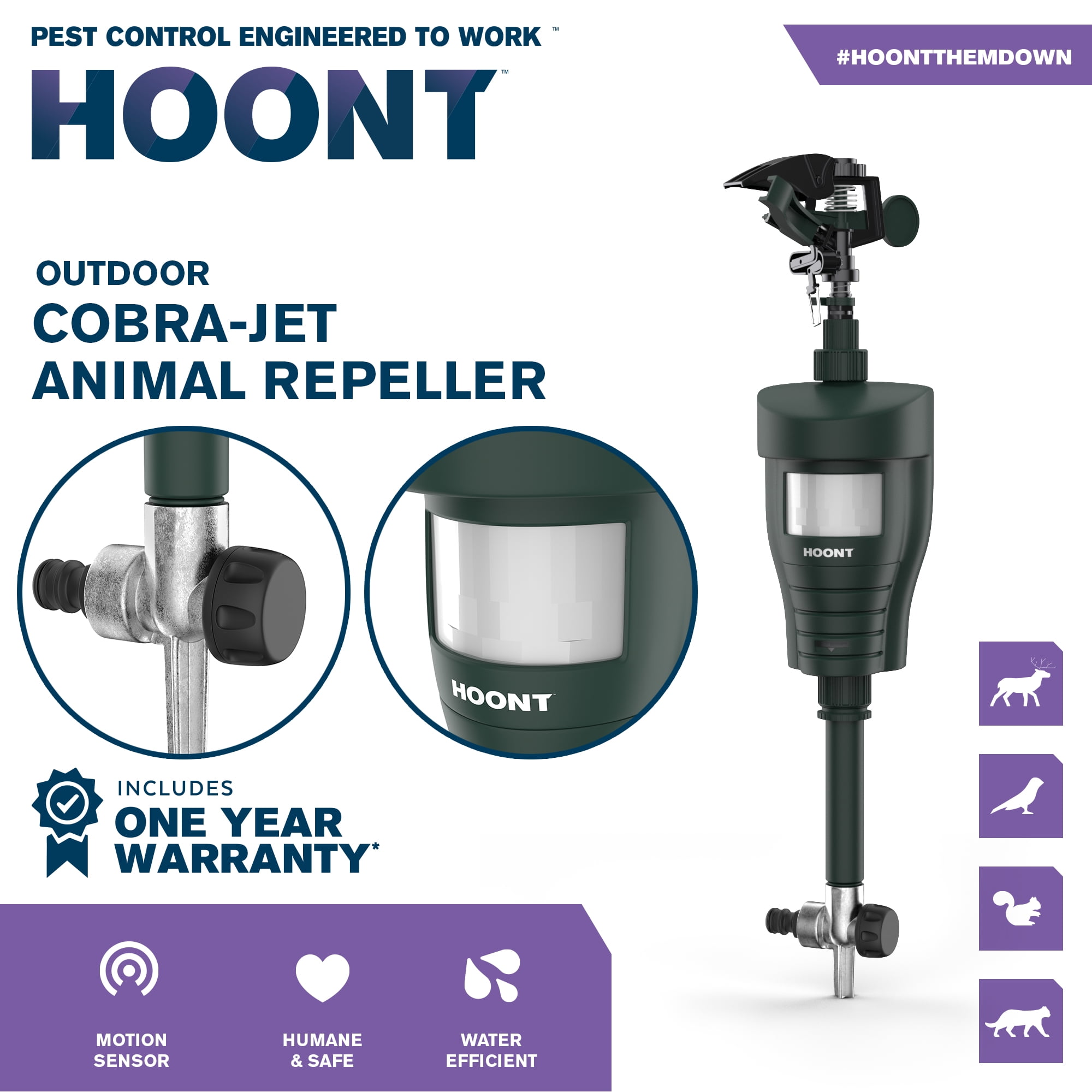 Hoont Cobra Jet Spray Animal Repeller Walmart