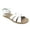 White, variant on Salt-Water Style 800 Original Sandal, Silver, 5 M US Big Kid / 7 B(M) US Women