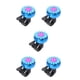 thumbnail image 3 of Yuarrent Bicicleta pequeña campana hierro plástico flor bicicleta campana inteligente decorativa ciclismo anillo alarma, azul Azul 5piezas Yuarrent CBP016793, 3 of 6