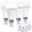 4 PCS, variant on Rechargeable LED Emergency Light Bulb, E27 7W 1500mAh Portable Backup Lamp for Home Power Outage, Outdoor Camping & Porch Use