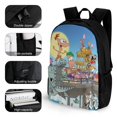 thumbnail image 3 of Phineas And Ferb Casual Backpack Shoulder Bag Daypack Computer Bag with Pocket High Capacity Schoolbag, 3 of 8