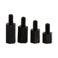 thumbnail image 1 of 100pcs M3 Plastic Nylon Screws Hex Column Standoff Male Female Spacer M2/M3/M4 Hex Nut Set Assortment Kit for PCB Motherboard PC, 1 of 6