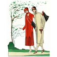 thumbnail image 2 of Two Ladies In Autumn Outfits By Bernard And Premet Poster Print By Mary Evans Picture Library, 2 of 4