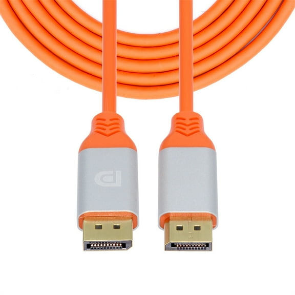 CY DP 4K to DP Displayport Ultra Soft High Flex Monitor Cable Hyper Super Flexible Cord Male to Male for Computer Graphics Card