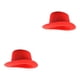 thumbnail image 2 of Qarigey Sombrero de copa, accesorio de Cosplay, suministros multiusos para fiestas de adultos, tela no tejida, disfraz de deshierbe resistente Rojo/Adulto/Alto 2piezas, 2 of 6