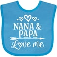 thumbnail image 3 of Inktastic Nana Papa Love Me Grandkids Boys or Girls Baby Bib, 3 of 4
