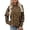 hwj# Khaki456, variant on Huowey Womens Sweatshirt Fashion Leopard Print Pullover Soft Casual Long Sleeve Crewneck Winter Comfort Wear Thermal Basic Fall Clothes,Khaki,M