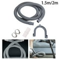 Washing Machine Dishwasher Drain Waste Hose Extension Pipe Kit 1.5M