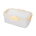 thumbnail image 3 of Fiocias Food Storage Container Food Lunch Container with Lids Salad Snack Box Leakproof S, 3 of 9