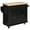 Black, variant on HOMCOM Modern Rolling Kitchen Island Cart with Drawers, Spice Rack