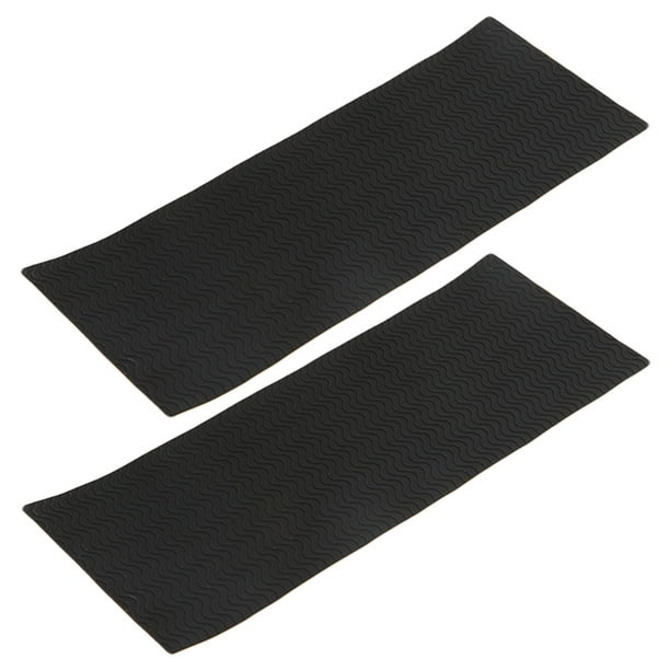 2 parches de goma para reparar suelas de zapatos, protectores de suela antideslizantes, plantillas negras 270x105x15 mm