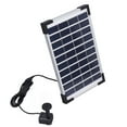 thumbnail image 1 of 10V 5W Solar Water Fountain Kit, Easy To Use Floating Solar Fountain Set Portable Miniature 190L/H  For Aquariums For Pools, 1 of 8