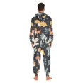 thumbnail image 4 of FORMRS Onesies Pajama for Adults Unisex Hoodie Winter Jumpsuit One Piece Sleepwear, Sizes S-2XL, Orange Dinosaur, 4 of 7