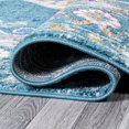 thumbnail image 5 of JONATHAN Y MODERN PERSIAN 2 x 8 Runner Rug, Zelda Bohemian Cottage Medallion - Turquoise/Gray, MDP213A-28, 5 of 7