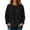 Black, variant on Stralyhd Sweatshirt for Women Oversized Long Sleeve Crew Neck Sweaters 2026 Winter Casual Fashion Pullover Top Comfy Loose Outfits Clothes Basic Lounge Wear Dark Green XL