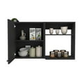thumbnail image 5 of Dtwnek Kitchen Wall Cabinet with 2 Shelves, Black, 5 of 7