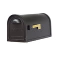 thumbnail image 4 of Classic Curbside Mailbox with Bradford Direct Burial Mailbox Post - Black, 4 of 8