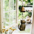 thumbnail image 3 of Copper Cat Wind Chime with Crisp Sound for Indoor and Outdoor Decoration, Ideal for Cat Lovers, 3 of 9