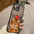 thumbnail image 3 of Funda de teléfono mate para OPPO Realme 10 9 9I 8 8I 7 7I 6 5 FIND X3 X4 PRO 4G 5G Funda Coque Capa Shell lindo pequeño tigre, 3 of 5