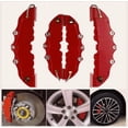 thumbnail image 1 of Cubiertas de pinza de freno de rueda de automóvil, juego de pinza de freno de disco de color deportivo de plástico ABS de alta calidad para ruedas con tornillos y hebillas resistentes, 1 of 1