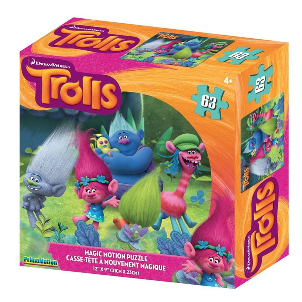 Trolls 30354315 Lenticular Puzzle - 63 Piece - Walmart.com - Walmart.com