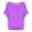 Purple, variant on Women Oversized Batwing Sleeves Short Tops Flowy Casual Tee Shirts Summer Blouse