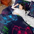 thumbnail image 4 of Homewish Video Game 7-Piece Reversible Twin Comforter Set for Adults, Retro Design, 4 of 8