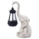 thumbnail image 1 of Luz De Estatuilla De Elefante Estatua de Animal Solar, luz de escultura de gato, cura de resina ligera para jardín exterior, 1 of 8