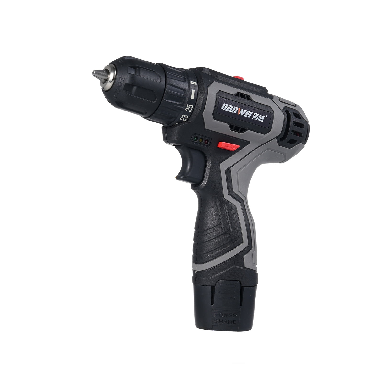Screw Cordless Drill Sets Electric Drill 25+1 Torque Setting for Home Reconstruction, DIY Handicrafts, Woodworking, Landscaping Work, Car Maintenance 16.8V 1500mah Battery, US Plug