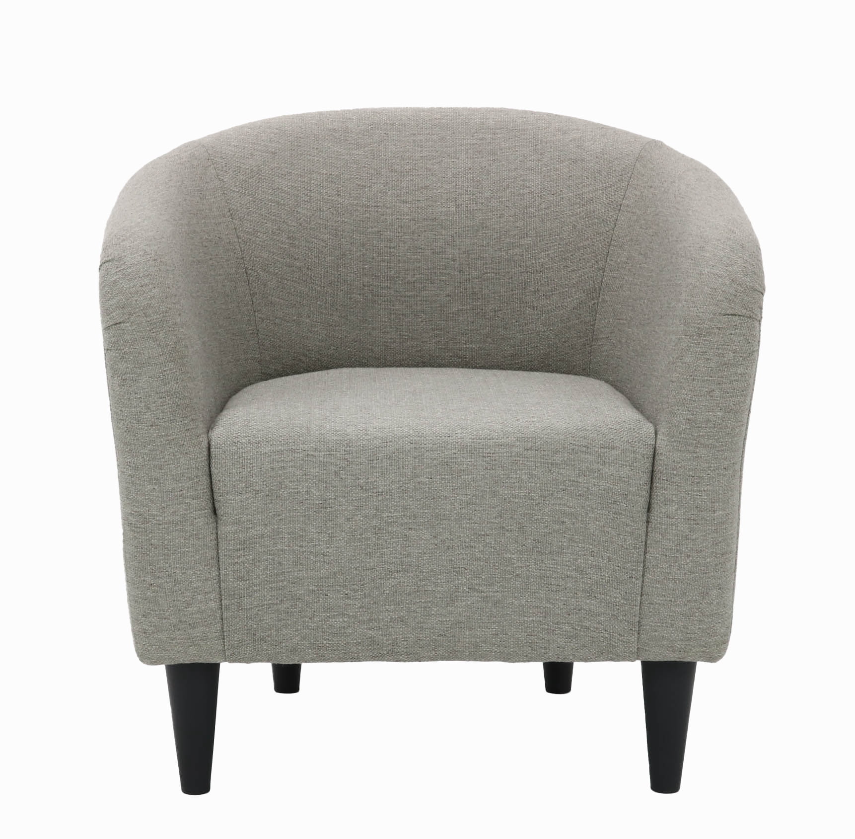 Mainstays Rolled Tub Accent Chair, Zeus Grey