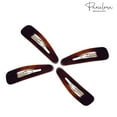 thumbnail image 5 of Parcelona French Mini Set of 4 Small 1.25" Celluloid Snap Hair Pins for Women, 5 of 46