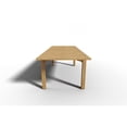 thumbnail image 3 of Curated Maison Clarisse Teak Outdoor Dining Table w/ Built-In Extension Natural, 3 of 6