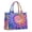 Colorful Tie Dye-1, variant on Large Capacity Tote Bag,Colorful Tropical Leaf Pattern Handbag Fashion Luxury Tote Bag,15.7"x13"x 5.1" Inches,Laptop Compatible