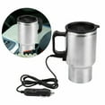 thumbnail image 2 of Car Electric Kettle 450ml 12V Car Stainless Steel Cigarette Lighter Heating Kettle Mug Electric Travel Coffee Heated Mug, 2 of 6