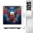 thumbnail image 2 of Bathroom Scale, Highly Accurate Digital Body Scale,Precisely Measures Weight up to 400 lbs-Eagle With Spread Wings In Red And Yellow Colors, 2 of 4