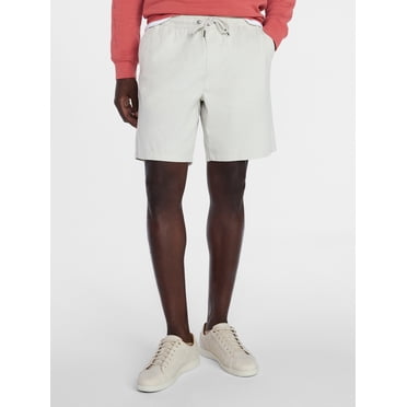 George Men's & Big Men's Modern Fit Slub Pull On Shorts, 8" Inseam, Sizes S-3XL