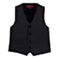 thumbnail image 3 of Gioberti Boy's 4 Button Formal Suit Vest, Black, Size 4T, 3 of 10