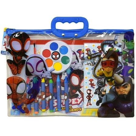 Spidey & Friends 12pc Stationery in Zipper Tote Set