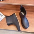 thumbnail image 3 of Women'S Winter Plush Adult Water Shoes Anti-Skid Short Rubber Boots Warm Rain Boots, 3 of 4