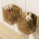 thumbnail image 4 of Aparatos de cocina, Accesorios de cocina, Utensilios de cocina, Cesta pequeña de cocina, Estante de baño colgante de pared de plástico para baño, Cesta de almacenamiento de jengibre y ajo, Cesta de al, 4 of 6
