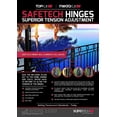 thumbnail image 5 of Safetech SHG-90L TopKlik Self Closing Gate Hinge (Black), 5 of 9