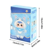 Cat Party Plush Blind Box, Kawaii Animal Series, 1 PCS Adorable Collectible Mystery Plush toys, Cute Soft Stuffed Figures Birthday Gifts for Kids Adults (1 of 7 Possible Styles)