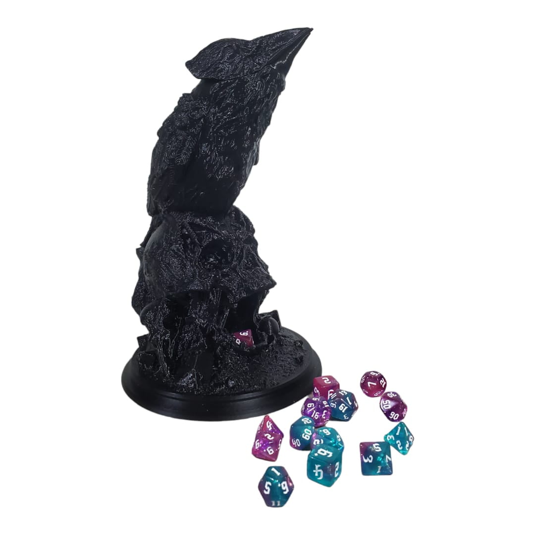 Dice Tower I Raven Skull Dice Tower I Amazing Dice Tower